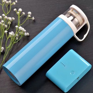 Nouveauté : Thermos isotherme en acier inoxydable à double paroi de 400 ml, forme balle, avec logo personnalisé - Product Image 4