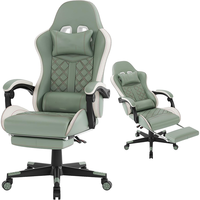Kursi Gaming Promosi Grosir Ergonomis dengan Kemampuan Rebah 155 Derajat dan Roda PU untuk Warnet