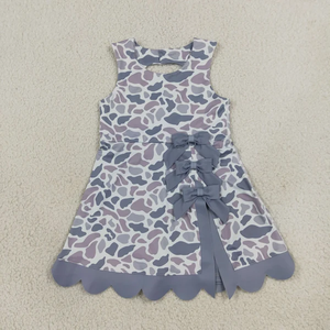 Dernière Collection : Robes Courtes à Volants et Nœuds Camouflage pour Bébés Filles, Tenues de Yoga et Vêtements de Sport pour Enfants - Product Image 4