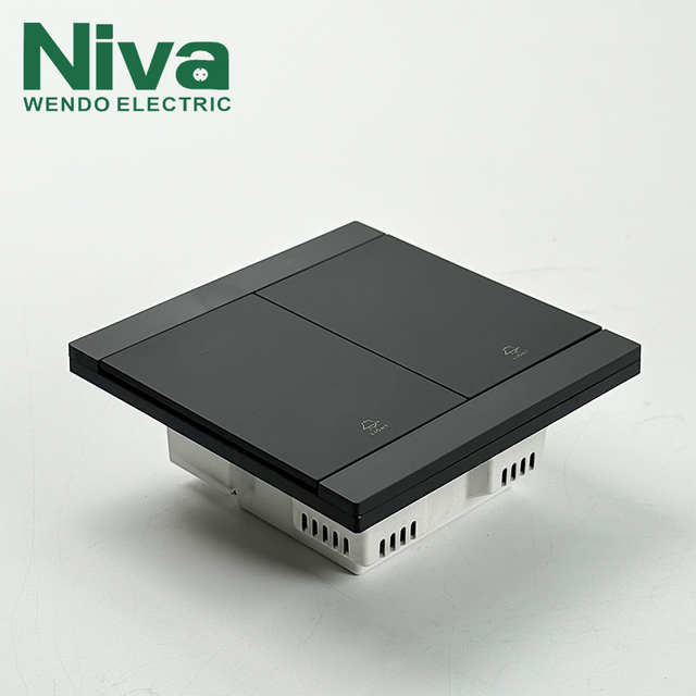Niva W3 Series Smart Touch Panel Wi-Fi Wireless 3-Way Waterproof Wall Light Switch for App Easy Installation for Hotel Home