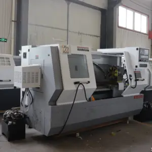 «Máquina de torno cnc cnc apropriada para superfície cilíndrica interna e externa, superfície cônica, superfície circular e outros