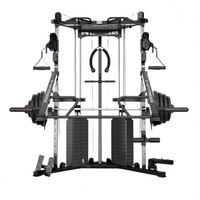 Rack de musculation multifonction en acier et plastique ABS, machine Smith, banc de musculation, écologique, marque MR, noir, portable, durable