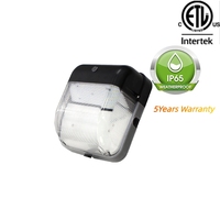 Luminaire mural LED ETL cETL avec cellule photoélectrique AC100-277V 45W60W80W, mini luminaire mural extérieur étanche, décoration de jardin et de maison
