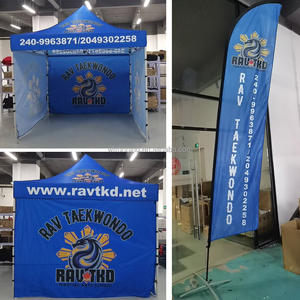 Endüstriyel Dayanıklı 3x6m Baskılı Çardak Tente Ağır Hizmet Tipi Ticari Çadır Açık Hava Fuarları İçin - Product Image 3