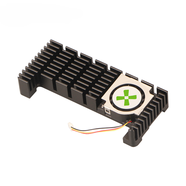 Chipboard Radxa Heatsink With Fan for Cubie A7z Designed for Radxa Cubie A7z Easy to Install and Remove Smart Pwm Speed Control