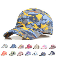 X&K Custom Plain Camo Machine Geborduurde 6-delige Canvas Baseball Caps voor Heren - verstelbare katoenen petten zomerse modieuze letterprint