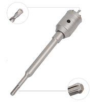 Kit de 11 scies cloches pour béton avec tige SDS Plus, ensemble de coupe-trous pour murs, pour perçage de tuyaux de climatisation