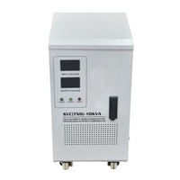 AVR 10 kVA monophasé, sortie 220 V 50/60 Hz, régulateur de moteur servo à affichage LED en cuivre SVC