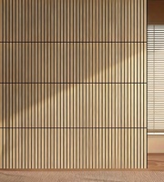 Panneaux muraux acoustiques en bois modernes, décoratifs, insonorisants pour salon, chambre, hôtel, école
