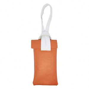 Custom Colored Rope Buckle Eyeglass Bag Foldable Large Capacity Fashion PU <b>Case</b> for Sunglasses Storage - Product Image 5