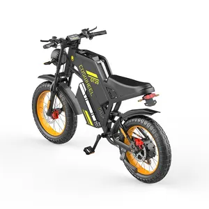 Coswheel gt20 e bisiklet 15Ah lityum pil süper güç 48v 500w 750w motorlu iki koltuk ebike yağ lastik elektrikli bisiklet ayak istirahat