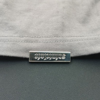 Logo personnalisé Rectangle Sangle avec clip d'extrémité de sangle T-shirt en métal Boucles de queue durables pour poche