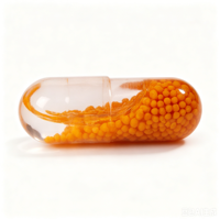 Système de microbilles à libération contrôlée pour le soutien capillaire en capsule liquide 00 #   Solutions d'Étiquetage Propre Sans TiO2