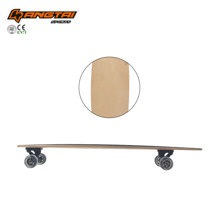 Pro Kustom 7 Lapis Papan Seluncur Lapisan Maple Kanada Papan Seluncur Cruiser Lengkap dengan Lapisan Celup