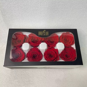 Têtes de fleurs de rose naturelles préservées, écologiques, vertes, fraîches, 4-5 cm, longue durée, pour la fête des mères, la Saint-Valentin - Product Image 2