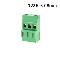 Connecteur de câblage de carte PA66, bornier à vis en laiton enfichable pour PCB, 5,08 mm, 300 V, 12 A
