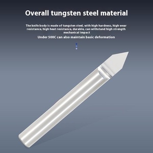 Hợp kim khắc dao 3.175 phẳng-đáy Sharp Tungsten thép CNC khắc máy công cụ với kim loại côn - Product Image 2