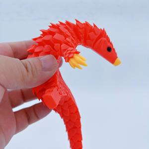 Figura Articulada de Pangolín Impresa en 3D, Adorno Móvil para Escritorio SDK31, Decoración para Oficina y Hogar, Juguete Coleccionable, Regalo - Product Image 6