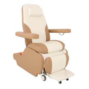 प्रीमियम पूर्ण रूप से चित्रित इलेक्ट्रिक डायलिसिस चेयर आईएसओ प्रमाणन 170 किलोग्राम भार क्षमता समायोज्य स्थिति सुरक्षा लॉक - Product Image 1