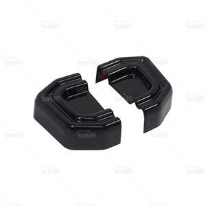 อุปกรณ์ตกแต่งภายนอกรถยนต์ ฝาครอบตะขอลากรถยนต์ <span class=keywords><strong>ABS</strong></span> สีดำ ฝาครอบตะขอพ่วง สำหรับ Jetour Traveller T2 - Product Image 3