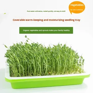 Plateaux de pépinière en plastique ménager robustes couvercles pour <span class=keywords><strong>balcon</strong></span> plateau de semis de plantation sans sol pour germes de soja légumes autres - Product Image 5