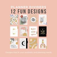 Personnalisable Happy Planner Couverture Mensuelle Quotidienne Reliée Journal Carnet avec Disque Relié Système Carnets