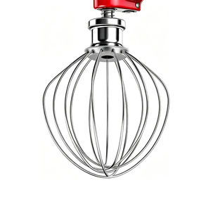 Fouet en acier inoxydable à 6 brins, compatible avec les batteurs <span class=keywords><strong>KitchenAid</strong></span> Tilt Head Mixer K45WW KSM90 KSM150, lavable au lave-vaisselle - Product Image 4