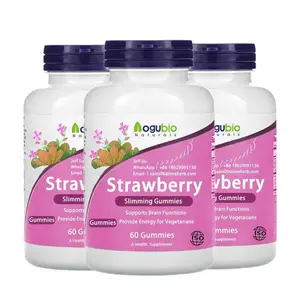 Private Label 60 Gummy Strawberry Gummy Soft Candy Support Immunity Slimming Gummies