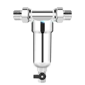 Pré-filtre d'écran en acier inoxydable domestique supérieur pour pré-filtre d'eau potable domestique pré-filtre à eau manuel