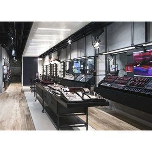 Kệ trưng bày mỹ phẩm bán lẻ quầy trưng bày cửa hàng mỹ phẩm trưng bày kệ cho cửa hàng trang trí nội thất với đèn LED - Product Image 6