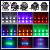 Projecteur LED PAR étanche 54 24 18 LED RGBW 4-en-1, 64 lumières de scène en alliage d'aluminium, CRI 90 élevé, DMX512 pour événements extérieurs et mariages