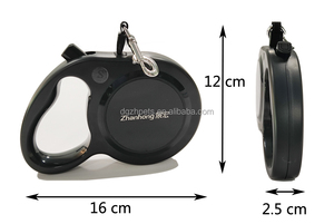 Laisse rétractable intelligente et automatique pour chien avec Logo personnalisé, corde de Traction pour animaux de compagnie avec crochet pivotant 360 <span class=keywords><strong>Durable</strong></span> et antirouille - Product Image 4
