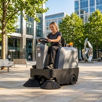 Balayeuse industrielle professionnelle Yangzi S4, machine de nettoyage de sols, balayeuse de rue