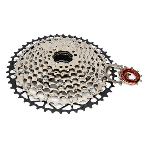 Casete ZTTO <span class=keywords><strong>M8100</strong></span> Ultraligero de Acero para Bicicleta de Montaña, 13 Velocidades, Relación Amplia 13S 11-46T, Piñón Libre HG K7 AXS, Cromado, 108 Sonidos - Product Image 6