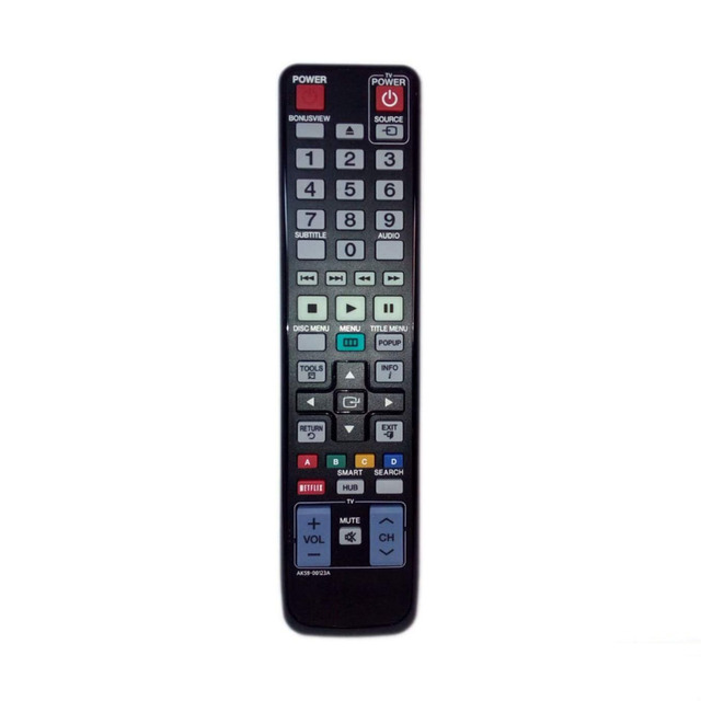 AK59-00123A Remote Control Replaced for Samsung BD-D5500/ZC BDD7500B BDD5800 BD-D700 BD-D6500/ZV BDD5700ZC BD Blu-Ray DVD Player