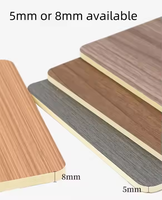 Panneau mural en fibre de bambou, grain de bois, moderne, écologique, résistant à l'humidité, antistatique, PVC, décoration intérieure, chambre à coucher, villa