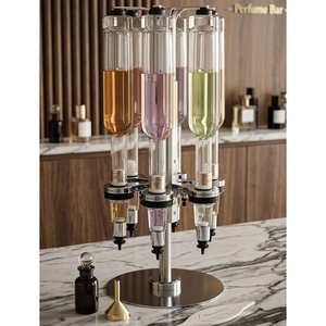 Barra Profumata Girevole Color <span class=keywords><strong>Oro</strong></span> con 6 Erogatori per Profumi - Collezione Completa per Negozi - Product Image 2