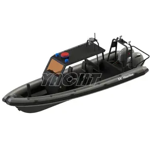 말레이시아 RHIB 760 고성능 분쇄 알루미늄 리브 풍선 보트