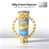 Popcorn crémeux et sucré en conserve, texture semi-molle, sans graisses trans, 180g, prix de gros usine