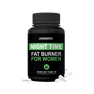 Lifeworth OEM Capsules d'extrait de plantes naturelles chaudes brûleur de graisse de nuit pour les femmes et supplément de poids de perte - Product Image 2