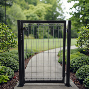 Gran oferta, valla de jardín de seguridad de acero galvanizado estilo artesano, novedad, puerta de puerta modelada en 3D con disponibilidad de modelado - Product Image 3