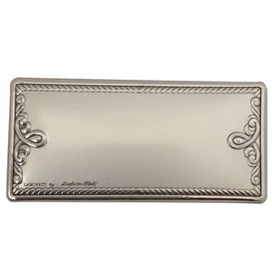 Targa Decorativa Rettangolare BLAZON, Dimensioni 71x33 mm - Product Image 1
