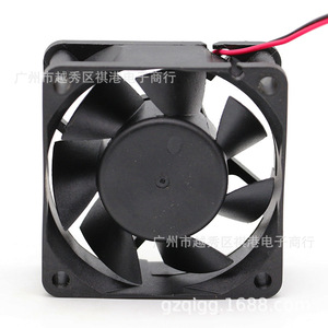 พัดลมระบายความร้อน Sqgiun 60 มม. 12V DC ขนาด 60x60x25 มม. แบบสองสาย สำหรับคอมพิวเตอร์ พาวเวอร์ซัพพลาย และการ์ดจอ - Product Image 2