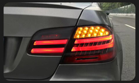 Feux arrière améliorés E92 pour BMW 2005-2012 E93 M3, feux arrière dynamiques, feux de signalisation DRL, feux de recul, feux de freinage, 12V 8000 lumens