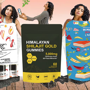 Himalaya Şilajit Altın Jelibonları 5000mg - %75 Fulvik Asit ve 85+ İz Mineral ile Ashwagandha, <span class=keywords><strong>Ginseng</strong></span> ve Maca - Product Image 3