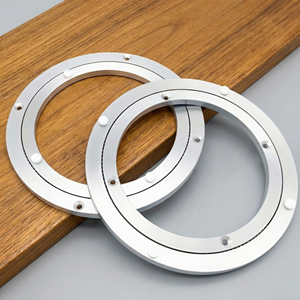 Plateau pivotant en alliage d'aluminium pour chaise de salle à manger, plateau rotatif pour chaise Lazy Susan, quincaillerie d'assemblage - Product Image 1