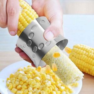 304 Stainless Steel Manual Cob Remover Convenient <b>Kitchen</b> <b>Gadget</b> for Peeling Corn Vegetable Stripper - Product Image 3