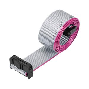 Uxcell câble plat IDC à 16 broches, pas de 2,54 mm, 1 m, gris, pour appareil photo numérique, ordinateur portable, téléviseur LCD - Product Image 2