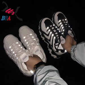 Autumn/Spring/Winter Leisure Breathable Walking Shoes All-match Trend <b>Net</b> Red Sports Platform Shoes Men - Product Image 2