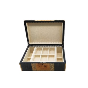 Wholesale Wooden Jewelry Box Ring Earrings Necklace Storage Box Elegant Piano Lacquer Wood Wooden Boxes for Gifts